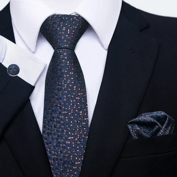 Набор карманных квадратиков для галстука, набор шелковых галстуков, модный 65 цветов, праздничный подарок, свадебные аксессуары, мужская посадка на рабочем месте Изображение
