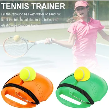 Набор для тренировки тенниса с Пористым Мячом, Теннисный Тренажер для тренировки Ловкости в теннисе, Тренажер для начинающих Теннисистов Изображение