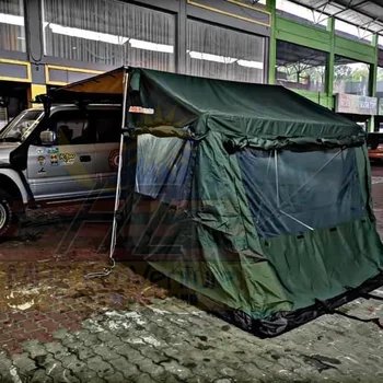 АВТОМОБИЛЬНАЯ БОКОВАЯ ПАЛАТКА Автомобильный задний тент Открытый портативный кемпинг автомобильная задняя палатка Изображение