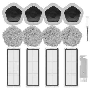 14 шт. Моющийся HEPA-фильтр, тряпка для швабры и держатель для швабры для робота XiaoMi Dreame Bot W10 & W10 Pro Изображение