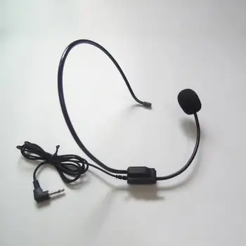Прямая поставка!! Портативный 3,5 мм штекер для головного убора, микрофон, усилитель голоса для iPhone, ПК с Windows Изображение