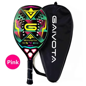 GAIVOTA Пляжная теннисная ракетка carbon 12K с грубым лицом для старшего спортсмена + рюкзак Изображение