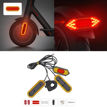 Сигнальные лампы поворота ABS Замена Для Электрического Скутера Xiaomi Mi M365/PRO/1s/Lite/Essential Scooter Светоотражающий Задний Фонарь Изображение