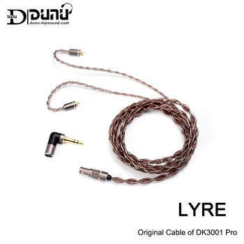 Усовершенствованный кабель DUNU LYRE из высокочистой меди OCC, оригинальный кабель DK3001 Pro, с фиксирующим разъемом MMCX,2.5/3.5/4.4 мм Изображение