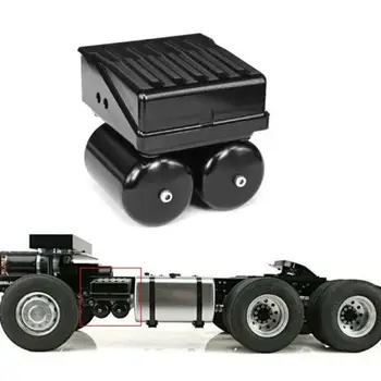 1/14 LESU, металлический батарейный отсек, воздушный бак A для DIY модели Tamiyaya, радиоуправляемый трактор, часть автомобиля, игрушка TH02267-SMT5 Изображение