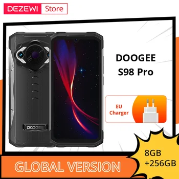 Глобальная версия Тепловизионной камеры смартфона DOOGEE S98 Pro Helio G96 Octa Core 8GB 256GB 33W Быстрая Зарядка Аккумулятора Емкостью 6000 мАч Изображение