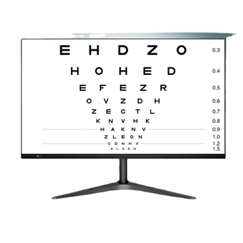 2021 Hongdee Таблица тестирования зрения с 21,5-дюймовым экраном Диаграмма остроты зрения проверка зрения Изображение