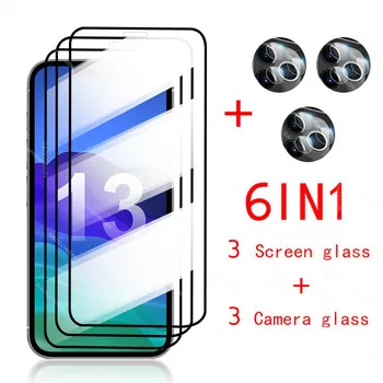 Закаленное стекло для iphone 13 Pro Max, Защитная пленка для экрана iphone 13 mini, 3D стекло для объектива камеры, защитная пленка для iphone 13 Glass Изображение