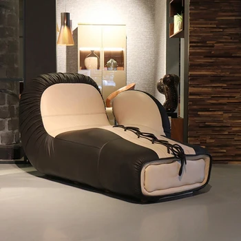 Легкая роскошная боксерская перчатка специальной формы для Спортзала, диван-кресло, креативное Кожаное кресло для отдыха Изображение