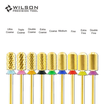 Набор сверл для ногтей WILSON с большим стволом и гладкой поверхностью, быстро удаляющий гель, сверло для ногтей Изображение