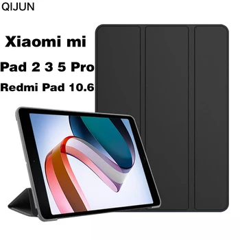 Чехол для Xiaomi Mi Pad 5 Mi Pad 5 Pro Case 11 дюймов 2023 Чехол для планшета Режим сна/Пробуждения Трехстворчатая Подставка Funda Для Redmi Pad 10.6 Case Изображение