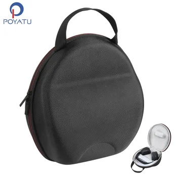 POYATU Портативная сумка для хранения беспроводной гарнитуры SONY PULSE 3D, Противоударный дорожный чехол для переноски, коробка на молнии для SONY PS5 Изображение