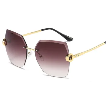 Роскошные брендовые солнцезащитные очки, женские модные черные солнцезащитные очки в стиле ретро для мужчин, винтажные женские солнцезащитные очки в летнем стиле, женские UV400 Изображение