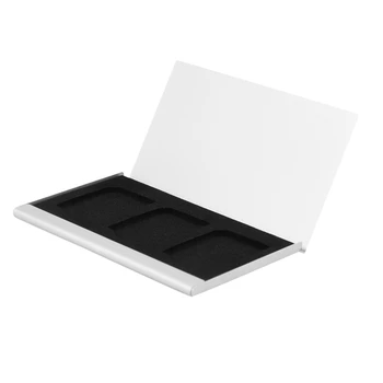 5X Чехол для карт памяти из алюминиевого сплава, держатели для карт 3ШТ SD-карт Изображение
