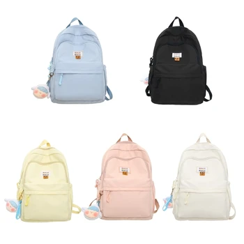 Сумки для книг среднего класса, школьная сумка, рюкзак для девочек в Японском Корейском стиле Изображение