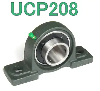 UCP208, блок подушек диаметром 40 мм, вкладыш подшипника и корпус подшипника, вертикальный блок P208 Изображение