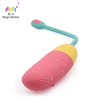 Вибратор для клитора G-spot Секс-игрушка Magic Motion, массажер для влагалища, стимулятор Magic Vini Lite, вибрирующий шар, Фламинго для женщин Изображение