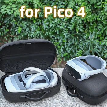 Жесткая сумка из ЭВА для хранения многофункциональной гарнитуры PICO 4 VR, коробка для хранения, дорожный чехол для переноски, Аксессуары Изображение
