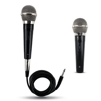 Микрофон для караоке Ручной Проводной Динамический микрофон Четкий голос для исполнения вокальной музыки в караоке Изображение