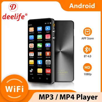 Сенсорный MP4-плеер Deelife WIFI с Bluetooth Android Воспроизведение музыки в формате MP3 MP 4 Изображение