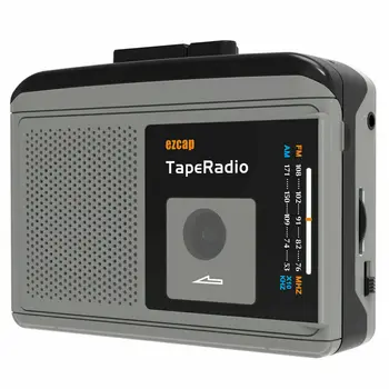 Gtwoilt Ezcap233 Портативный Магнитофон Walkman Кассетный Плеер AM/FM с Динамиком Радиоплеер Learn Tape Walkman Винтажный Магнитофон Изображение