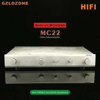 Ламповый предусилитель HIFI Classic MC22 ECC83 на базе McIntosh C22 с регулировкой высоких и низких частот Изображение