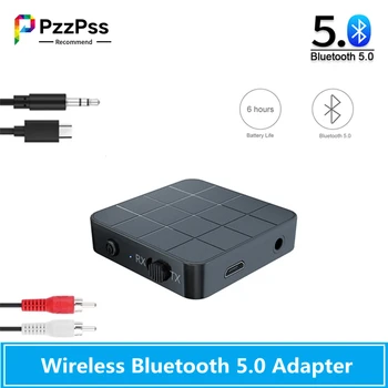PzzPss Bluetooth 5,0 Аудиоприемник-передатчик KN321 AUX RCA 3,5 мм 3,5 Разъема USB, Музыкальные Стерео Беспроводные Адаптеры, Ключ Изображение