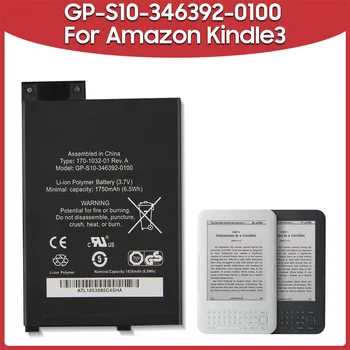 Оригинальный Сменный Аккумулятор 1750 мАч GP-S10-346392-0100 Для Amazon Kindle3 Kindle 3 S11GTSF01A D00901 для Чтения электронных книг Изображение