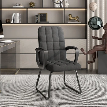 Офисное кресло для совещаний, кресло для конференц-зала, удобная и долговечная спинка Изображение