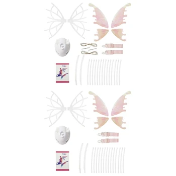 Электрический костюм с крыльями бабочки для маленьких девочек, детский костюм с крыльями Ангела для школьников, реквизит для танцев для малышей Изображение