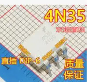 20 шт. оригинальный новый 4N35 F 4N35 транзисторный выход оптрона DIP-6 Изображение