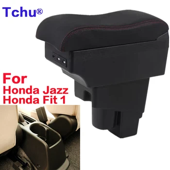 Для Honda Jazz Подлокотник коробка для Honda Fit Jazz 1 Автомобильный подлокотник 2004-2007 Коробка для хранения рук автомобильные аксессуары 2004 2005 2006 2007 Изображение