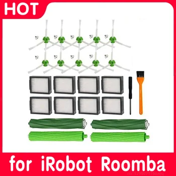 для iRobot Roomba J7 J7 + I7 I7+ I3 I3 + I4 I4 + I6 I6 + I8 I8 + E5 E6 E7 Основной пылесос Боковая щетка HEPA Фильтр Изображение