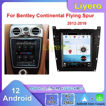 Автомобильное радио Liyero для Bentley Continental Flying Spur 2012-2019 CarPlay Android Авто GPS навигация DVD мультимедийный плеер Стерео Изображение
