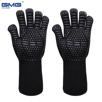 Перчатки для гриля, термостойкие перчатки для барбекю, 500 800, Огнестойкие теплоизоляционные перчатки для микроволновой печи, рукавицы Изображение
