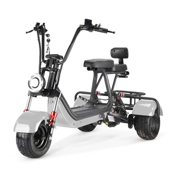 3-колесный электрический скутер 800 Вт 48 В 12ah moto electrica EEC COC 25 км/ч электрический мотоцикл CITYCOCO Изображение