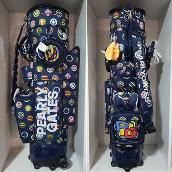 Корейская Новая Буксирная цветная холщовая тележка для гольфа Tugboat Club Bag Облегченная сумка для мяча премиум-класса 2023 PG Изображение
