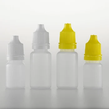 200шт 5 мл/10 мл Вторичной Переработки Косметических Небольших Прозрачных Контейнеров для мягких Бутылок Образец Пустой Пластиковой Бутылки-капельницы для жидкости для глаз Изображение