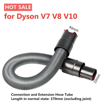 Новый гибкий щелевой инструмент, адаптер для шланга, комплект для пылесоса Dyson V7, V8, V10 в качестве соединительного и удлинительного шланга Изображение