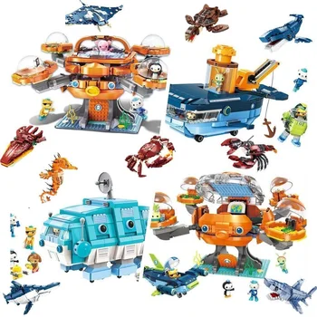 Игрушки Octopod GUP, строительные блоки, фигурки, игровой набор, Кукольный домик, притворяющаяся игрушка, Взаимодействие с другом, Детские игрушки, Рождественские подарки Изображение