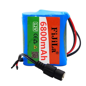 Batterie Au Lithium 6800, 12 V, 18650 MAh, 3S1P, Avec Chargeur 1a Изображение
