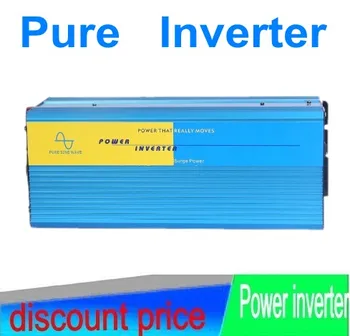 pura sinus inverter 6000 Вт чистый синусоидальный инвертор, 24 В постоянного тока в переменный 230 В 50 Гц, для домашнего питания от солнечной ветровой батареи Изображение
