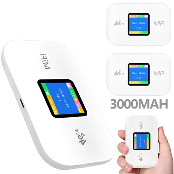 4G Lte Маршрутизатор Беспроводной WiFi IEEE 802.11b 150 Мбит/с Высокоскоростной Портативный Модем Мини Уличная Точка Доступа Карманный Слот Для Sim-карты Ретранслятор Изображение