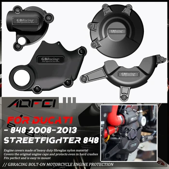 Защитный чехол для крышки двигателя мотоциклов GB Racing для DUCATI 848 2008-2013 и STREETFIGHTER 848 Аксессуары для мотоциклов Изображение