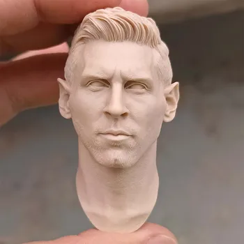 Комплект для сборки модели из литой смолы 1/6 с изображением головы Лео Месси (55 мм), неокрашенный, бесплатная доставка Изображение