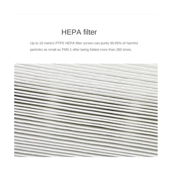 1 Пара Фильтров с активированным углем для Очистителя HP04 HP05 TP04 TP05 DP04 HEPA Замена Экрана Фильтра из углеродной ткани-A Изображение