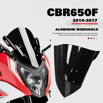 Мотоцикл ветровое стекло лобовое стекло передний экран для HONDA CBR650F 2014 2015 2016 2017 для CBR650F CBR 650F CBR650F ветрозащитный Изображение