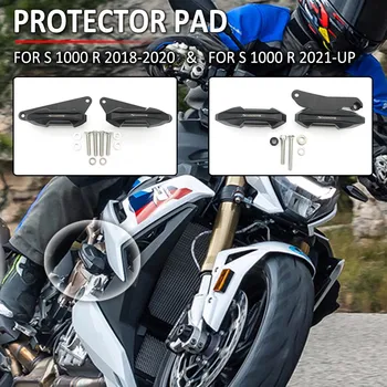 Мотоциклетная Рама Слайдеры Протектор Защита От Падения Клей Защита От Падения Набор Накладок Для BMW S1000R S 1000 R 2018-2020 2021 2022 Изображение