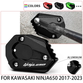 Для Kawasaki ninja650 NINJA 650 2017 2018 2019 2020 2021 2022 2023 Боковая Подставка Увеличивающая Пластина Подставка Удлинитель Мотоцикла Изображение