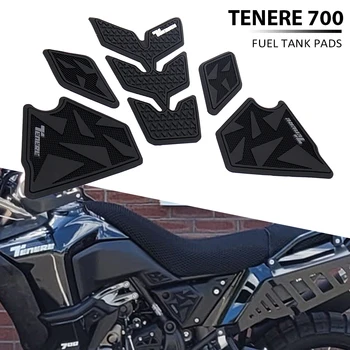 Аксессуары Tenere 700 Для мотоциклов, нескользящая боковая топливная водонепроницаемая накладка, резиновые наклейки на бак для YAMAHA TENERE700, Tenere700 Изображение